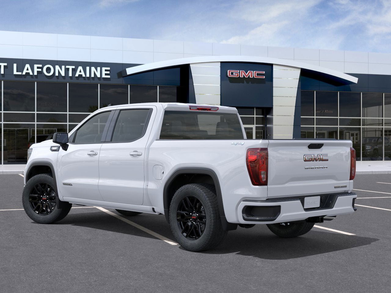 2026 GMC Sierra 1500 — rear three-quarter view